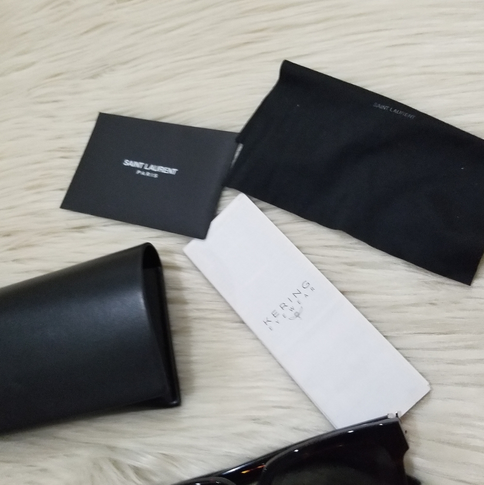 Ysl logo tortoise sunglasses - Picture 11 of 12